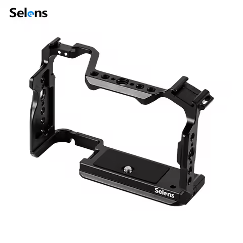 Selens DSLR Camera Cage with Multiple Expansion Holes for SONY A7CII/A7CR Photography Protective Cas