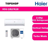 Haier 2HP Turbo Cool Aircond Non INVERTER Air Conditioner HSU-18LFA18 Air Cond R32 2.0HP ENERGY SAVING