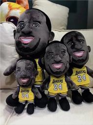 NBA 布絨球星人偶吸盤娃娃Curry庫里 James 詹姆士 Kobe 科比 哈登 紀念品 禮物