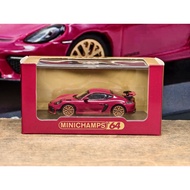 1/64 MINICHAMPS X TW Porsche Cayman GT4 RS Ruby Star Neo 1200pcs. Beijing Exhibition Limited, Brand 