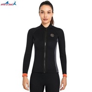 3mm分體 半截 潛水服 Wetsuit 冬天游泳保暖衣 warm swimsuit 男裝女裝 女士 苗條 顯瘦 wakesurf diving suit swimwear