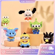 Cartoon Building Blocks Toys Sanrio Cinnamon Dog Kuromi Desktop Decorations Building Block Gifts For Boys And Girls