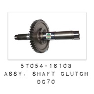 Assembly Shaft Clutch Kubota Harvester DC70 Part : 5T054-16103