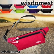 WISDOMEST Running Bag 10 Colors Hiking Zip  Professional Belt Bum Pouch