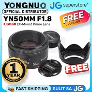 Yongnuo YN50MM F1.8 50mm f/1.8 Prime Lens for Canon EF Auto Focus Canon EF Lens | JG Superstore