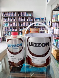 สีรองพื้นเทา Lezzon P2570 ระบบ4.1 สีพื้นกลบรอย ประเภทเนื้อเข้มข้น ชุด5.1KG