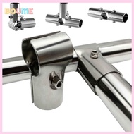 ZZ-EYE 1Pc Durable Stainless Steel Fixed Clamp Clothes Display Rack Tube Connector Rod Support Pipe Joint