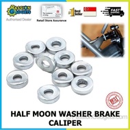 Half Moon Washers Brake Caliper Spacer Concave Washer for Brompton Aceoffix Pikes 3Sixty