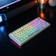 ZIFRIEND RX75 Pro คีย์บอร์ดเมคคานิคัล กาสเก็ต RGB 3 โหมด (บลูทูธ/มีสาย/2.4G) สำหรับเล่นเกม