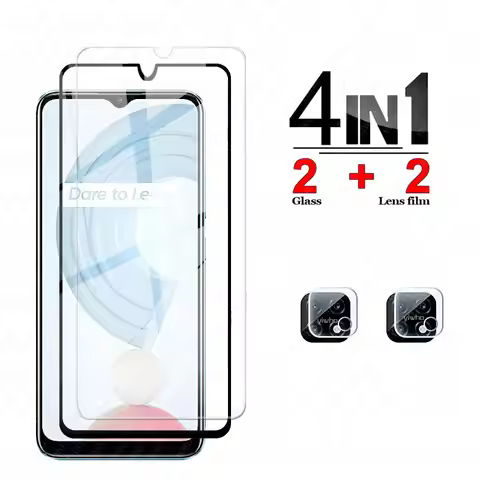 RealmeC21 Glas Tempered Glass for OPPO Realme Realmi C21 C 21 21C 6.5'' Global Version Screen Protec
