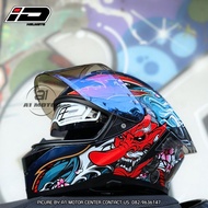 หมวกกันน็อคเต็มใบ แว่น 2 ชั้น ID HELMET รุ่น ZRO แถมฟรีชิลด์ 1 แผ่น มาตรฐาน มอก. ECE 22-06 ไซส์ M-XX