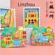 Henan Province Linzhou Refrigerator Stickers Taihang Great Canyon Red Flag Channel Youth Hole Wooden