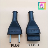 2 Pin plug / 2 pin socket