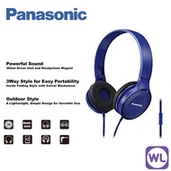 PANASONIC RP-HF100 Stereo Headphones Blue WAH LEE STORE