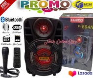 TERBARU~Speaker Bluetooth MP3/ FLECO F 804N / F 8068 / Speaker Salon Bass / Speaker FLECO F-804N / F