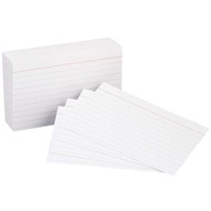 INDEX CARD 1/4,1/2 SCHOOL SUPPLIES Index Card 50Pcs/Pack (3x5)(4x6)(5x8) Xm shop