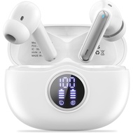 A10 Pro Wireless Earbuds, Bluetooth 5.3 Headphones HiFi Stereo 50H Playback LED Digital Display Ear 