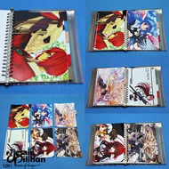 Cute Anime Girl Binder Divider 2 Rings, 6 Rings, 20 Rings, 26 Rings 1 Set of 6 Sheets Glossy Laminat