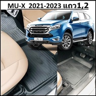 5ชิ้น เฉพาะแถว1 แถว2 > ผ้ายางปูพื้นรถยนต์ ถาดยางปูพื้น พรมปูพื้นรถ ISUZU MU-X 2021 2022 2023