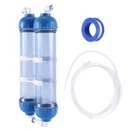 Water Filter 2Pcs T33 Housing Diy T33 Shell Filter Bottle 4Pcs Fittings Water Purifier For Reverse O