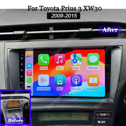 Android Multimedia For Toyota Prius 3 XW30 2009 - 2015 Right Hand Drive Car Radio Carplay Screen Hea
