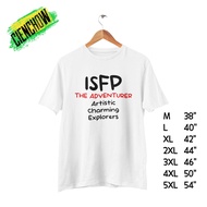 ISFP T-Shirt MBTI Screen-Printed Shirt Round Neck Large Size