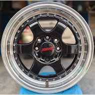 TE37 Rays saiz 14 5.5jj et38 pcd 100/110 (USED) (Kancil Used)