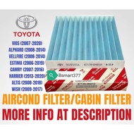 Toyota air-cond filter cabin filter vios/alphard/vellfire/estima/camry/altis/wish/harrier 87139-0608