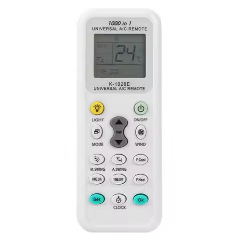 Practical Air Conditioner Remote Control Battery Powered Portable Smart Air Conditioner Controller R