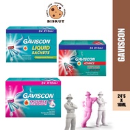 [GAVISCON] Advance Peppermint liquid / Peppermint liquid / Double Action Sachet (24 x 10ml)