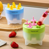 DIY Household Popsicle Popsicle Ice Cream Mold Children Food Grade 6 Compartments Plastic Ice Cream 