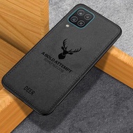 CASE DEER SAMSUNG A12 SOFTCASE TPU JEANS CANVAS BACK COVER