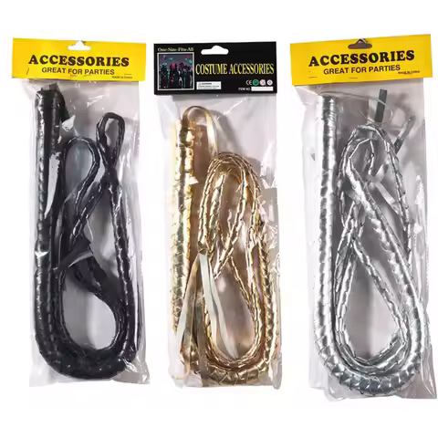 Horsewhip 1.8m Soft Leather Whip Tempering Props for Men and Women Alternative Toys Catgirl Whip Bac