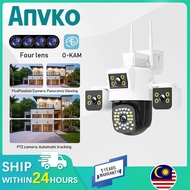 Anvko 4 lenses 4 screens cctv 16MP 4K WIFI wireless connection outdoor waterproof security camera