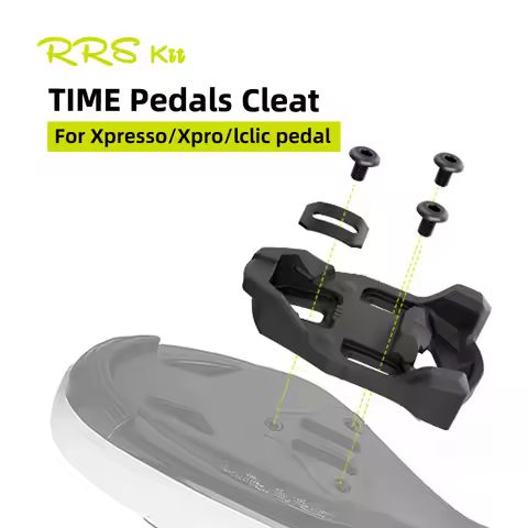 RRSKIT Bicycle Pedal Cleats Bike Self-Locking Pedal Cleat For Time Cycling Pedal Shoes Cleats For Xp