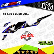 Decal Sticker Striping Variation Honda CB 150 R 2016-2018 CB 150 R 2016 Ahir - CB 150 R 2017 - CB 15