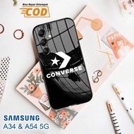 Softcase Glass Kaca SAMSUNG A34 & SAMSUNG A54 (5G) - Case Handphone SAMSUNG A34 & SAMSUNG A54 (5G) [