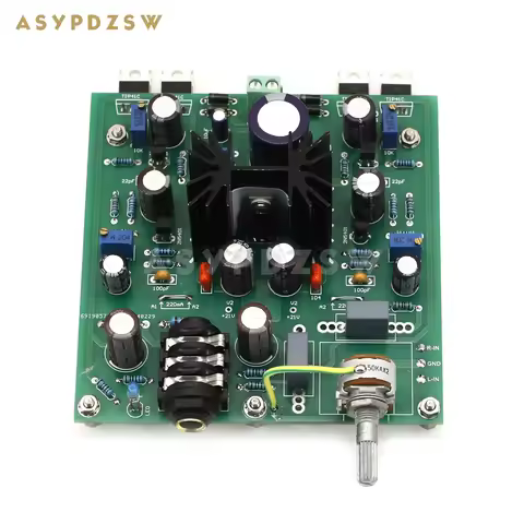 Classics JLH1969 Single-ended Class A Headphone amplifier Base on HOOD1969 Headphone amp DIY Kit/Fin