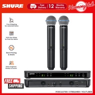 Shure BLX2/BETA58A ระบบไมโครโฟนไร้สายแบบมือถือ Dual Channel