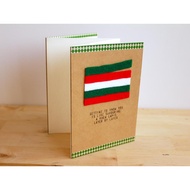 Kueh Lapis - Handmade A6 Accordion Card