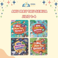 Children's Story Book I Want to Know All Volumes 1 2 3 and 4 for Early Education and Knowledge