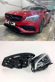 [安裝效果/GMT SHOWCASE]W117 CLA 前期更換尾期大燈總成 ( Facelift headlamp conversion)