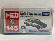 絕版 Takara Tomy Dream Tomica 7-11 145 Initial D Toyota Sprinter AE86 Trueno 頭文字D 車仔 (未開封, 藍色barcode)