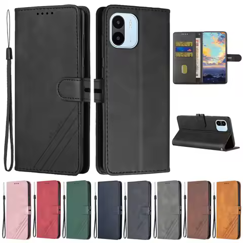 For Xiaomi Redmi A1 Case Leather Flip Case fundas para on Xiaomi Redmi A1 RedmiA1 A 1 Phone Cases Re