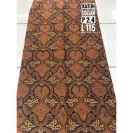 Sogan Fabric solo batik Cloth premium