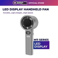 M11 LED Digital Display Light Weight Portable Handheld Fan