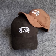 Chrome Hearts New Hat Korean Style Outdoor Sun Hat Men Versatile Baseball Cap Couple Flat Brim Hat E