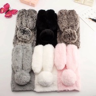 OPPO R15 R17 Pro R11 R11S R9 R9S F1 F3 Plus Case Plush Rabbit Ear Soft Cute Wram Cover