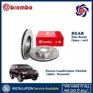 Toyota Land Cruiser UZJ200 Brembo REAR Disc Rotor (2pcs / set)