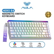 AULA HERO 84HE Magnetic Mechanical Keyboard RT0.01 8Khz Wired with RGB Light Low Latency Keyboard